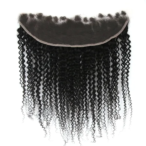Vista 13 de ZigZag Hair Afro Kinky Curly 5x5 HD Cierre de encaje prearrancado con borde rizado de bebé 4B 4C, cierre de encaje HD de cabello humano transparente