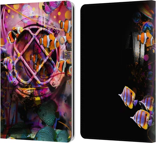 Vista 10 de Head Case Designs Funda de piel con licencia oficial de Dave Loblaw Aquarium Underwater compatible con Kindle Paperwhite 1/2/3