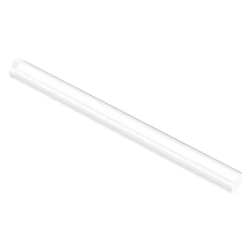 Vista 10 de uxcell Varilla de acrílico redonda, transparente, 1,27 cm de diámetro 31,1 cm de longitud, barra sólida de plástico PMMA