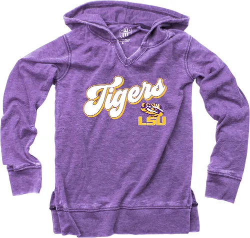 Vista 3 de Wes and Willy NCAA Camiseta con Capucha de Cuello en V para Niñas