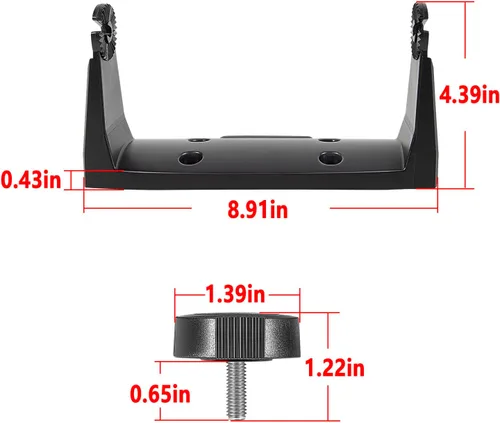Vista 9 de E-cowlboy 000-11019-001 Soporte de cardán para modelos de pantalla táctil HDS-7 compatible con HDS Gen3 HDS Gen2 Touch Elite y Hook 7