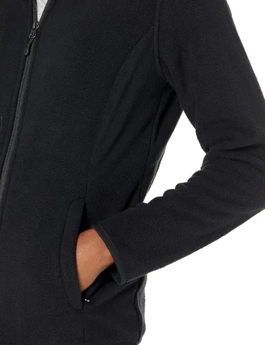 Vista 3 de Tienda Essentials - Chaqueta de vellón suave ajuste clásico manga larga y con cremallera completa para mujer