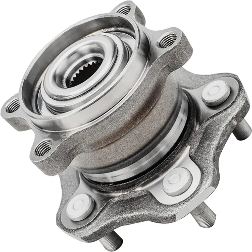 Vista 6 de Detroit Axle - Buje de rodamiento de rueda trasera AWD para Nissan Rogue 2008-2020, Nissan Juke 2011-2017 2012 2013 2014 2015 2016 Conjunto de cubo