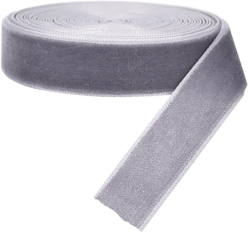 Vista 45 de Chenkou Craft 5 yardas de cinta de terciopelo para decoración navideña y embalaje artesanal