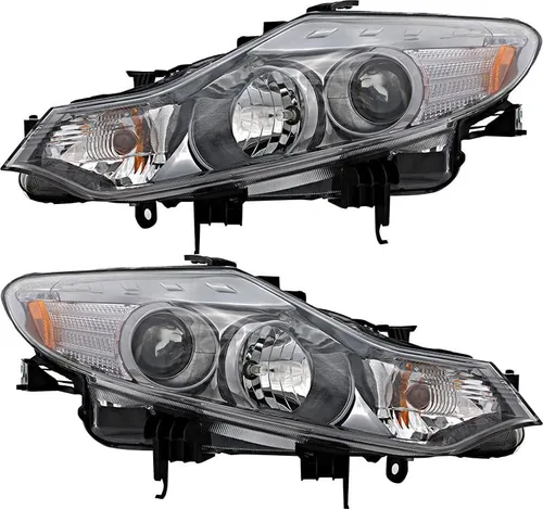 Para faros Nissan Murano, juego de lámparas 2009 2010 2011 2012 2013 2014 halógeno lado del conductor y del pasajero