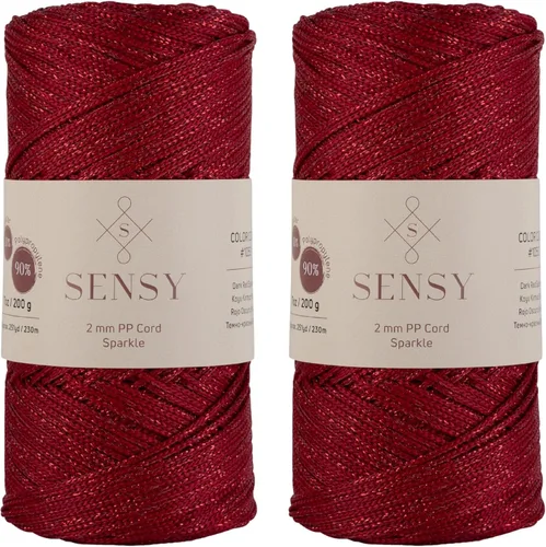 Vista 23 de Sensy Premium 2mm 229.5 metros de cuerda de poliéster 100% cordón de polipropileno Cordón de macramé 2mm Cordón para bolso de crochet Hilo