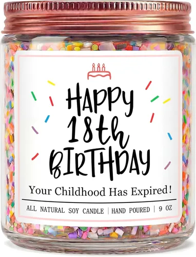 Vista 14 de Homsolver Regalos de cumpleaños 16 para niñas, aroma de crema de vainilla, mejores ideas de regalos de cumpleaños para hija, amigas, hermana, velas