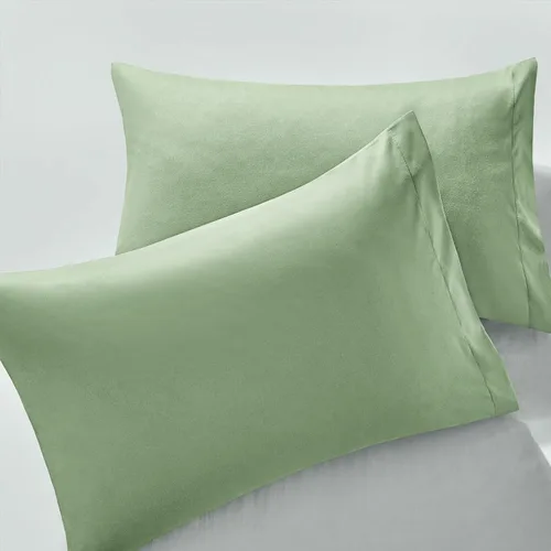 Vista 24 de MILVOWOC - Juego de 2 fundas de almohada de microfibra cepillada tamaño estándar, color naranja quemado, juego de fundas de almohada antideslizante