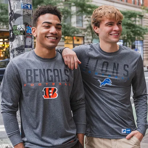 Vista 23 de Ultra Game Camiseta de manga larga oficial de la NFL para llevar el día del partido, para hombre