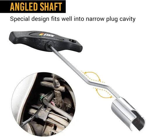 Vista 3 de EWK Herramienta de extracción de bujía y cable, extractor de bobina de encendido para Volkswagen Audi