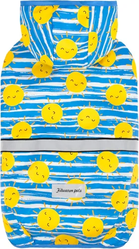 Vista 10 de Fitwarm Funny Duck - Impermeable para perro con capucha, chaqueta impermeable para perros pequeños, niños y niñas, poncho reflectante para mascotas