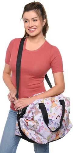 Vista 6 de Disney Bolsa de lona Mickey Mouse Friends con estampado de viaje de fin de semana