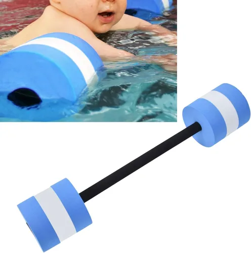 Vista 4 de Pilipane Mancuernas de agua, mancuernas de ejercicio y fitness, barra flotante ligera Eva, equipo de ejercicio de piscina, mancuernas de ejercicio