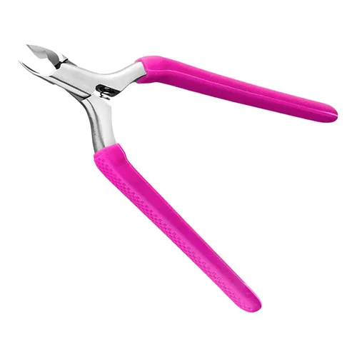 Vista 7 de Cuticle Cutter for Dry Skin Manicure Tool Nail Care Tool/Stainless Steel Cuticle Trimmer Cuticle Clipper Cuticle Nippers/for Salon Home/, Pink