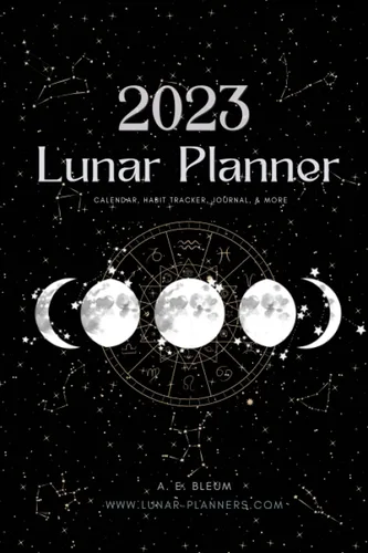 2023 Lunar Planner Calendar, Habit Tracker, Journal, & More