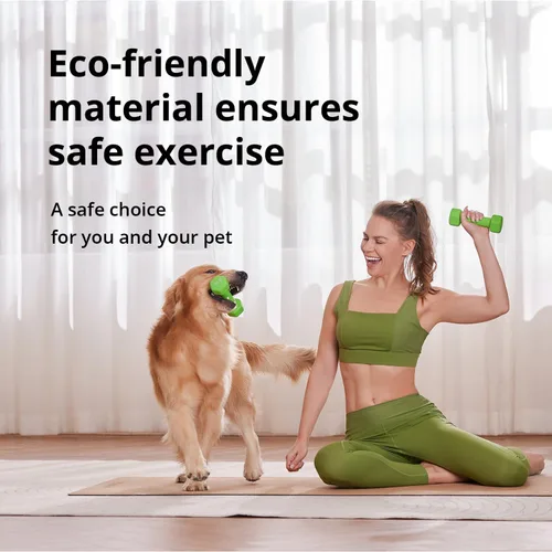 Vista 6 de Portzon - Juego de 2 mancuernas de neopreno, pesas para mano, antideslizantes, no ruedan