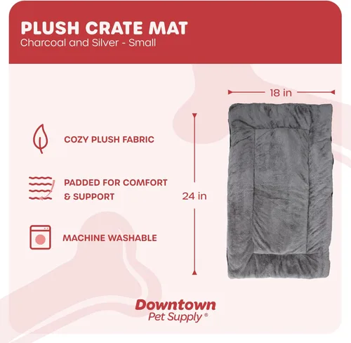 Vista 2 de Downtown Pet Supply - Alfombrilla de comodidad para jaulas de perreras, almohadilla para siestas