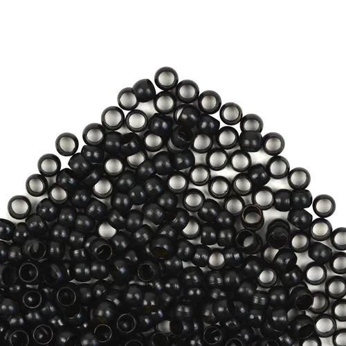 Vista 41 de 200 cuentas nano de 0.118 pulgadas (0.118 in), microenlaces de cobre, nano anillos, cuentas de cabello para extensiones de cabello (rubio oscuro)