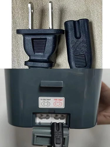 Vista 6 de Buddew Cable de alimentación: cargador de coche de 12/24 V/cargador de pared de 110 a 230 V para el hogar y la oficina, compatible con la lonchera