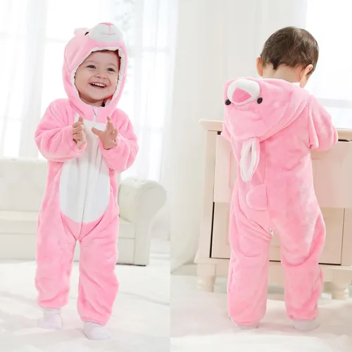 Vista 7 de TONWHAR Disfraz unisex para bebé, traje de animal para niños pequeños y niños