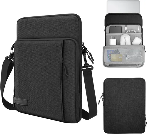 Vista 11 de MoKo Funda de transporte con bolsillos para tablet de 10-13 pulgadas, compatible con el nuevo iPad Pro M5 de 13 pulgadas & Air M3, Pro de 12.9/11