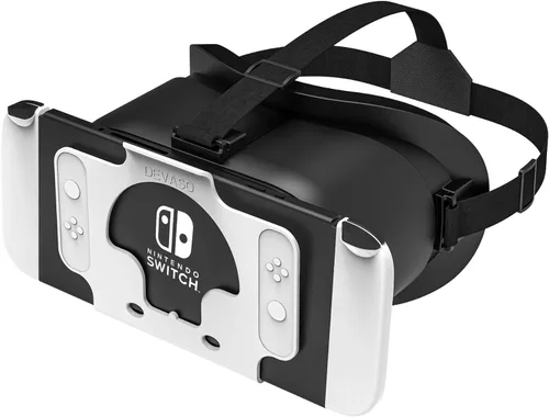 Upgraded VR Headset for Nintendo Switch & Switch OLED Model, Switch Virtual Reality Glasses with Adjustable HD Lenses and Comfortable Head Strap,