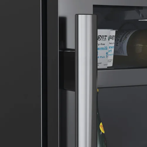 Vista 3 de Avallon ABR242SGLH Centro de bebidas de 24 pulgadas de ancho para 140 latas de bajo consumo con iluminación LED, vidrio de doble panel, panel