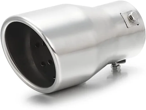 Vista 8 de LCGP Punta de escape de entrada ajustable de 1 a 2.5 pulgadas, punta de escape de acero inoxidable de 1 a 2.5 x 3.5 x 6 pulgadas, diseño