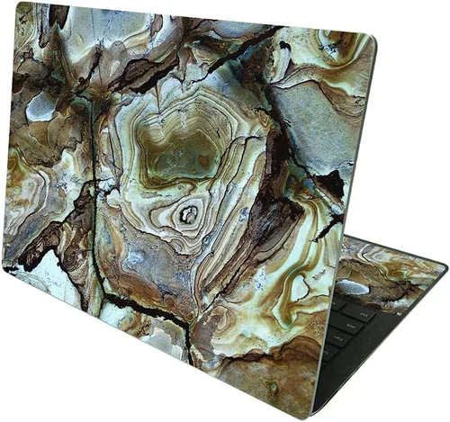 Vista 7 de MightySkins Skin compatible con Microsoft Surface Laptop 4 de 13.5 pulgadas - Mármol ámbar Funda protectora de vinilo duradera y única Fácil