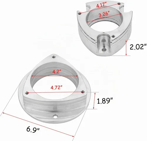 Vista 5 de Wsays - Espaciadores de suspensión de elevación de choque de 2 pulgadas aptos para Subaru Legacy Outback Scion