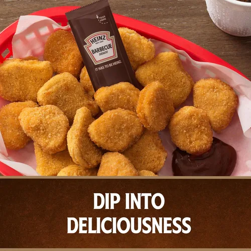 Vista 4 de Heinz Salsa de barbacoa, porción individual de 0.42 oz, paquetes, 200 por caja