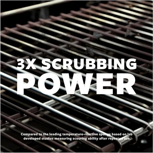 Vista 2 de Scotch-Brite - Esponjas para limpiar cocina y hogar, esponjas resistentes seguras para utensilios de cocina sin recubrimiento, 36 esponjas