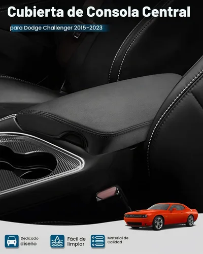 Vista 3 de FIILINES Funda de consola central para Toyota 4Runner 2010-2024, funda para reposabrazos, cojín de 4 accesorios, funda para reposabrazos