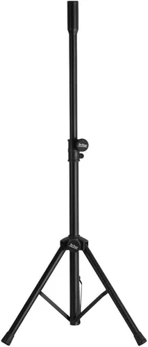 On-Stage SSAS7000B Mini soporte ajustable para altavoz (plegable, portátil, configuración de altavoz PA, base de trípode, patas de goma