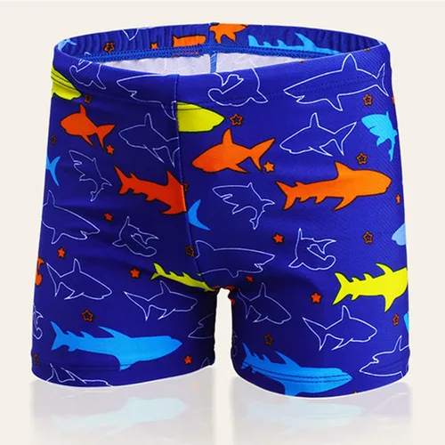 Vista 3 de Paquete de 2 trajes de baño para niños pequeños, traje de baño de dinosaurio y tiburón