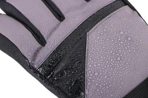 Vista 4 de ANDORRA Guantes de esquí con pantalla táctil para hombre con bolsillo con cremallera