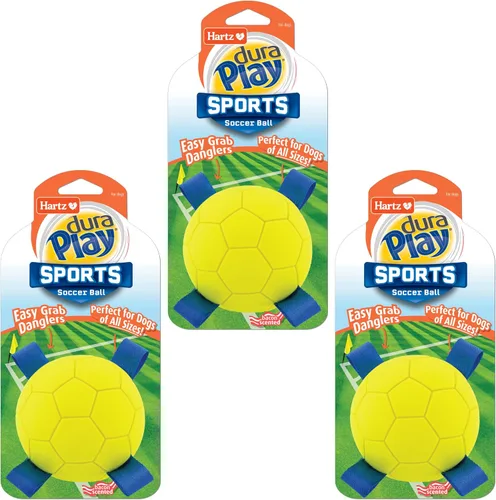 Vista 17 de Hartz DuraPlay - Juguetes perfumados para perros con aroma a tocino, tamaño pequeño (varios colores)