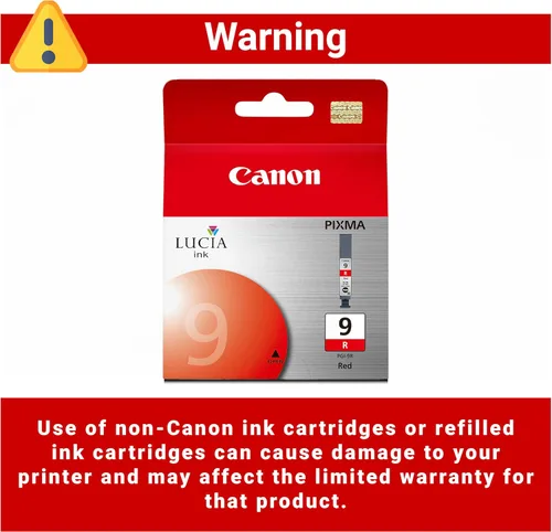 Vista 3 de Canon Depósito de tinta roja original PGI-9, compatible con impresoras Pro9500 y Pro9500 Mark II