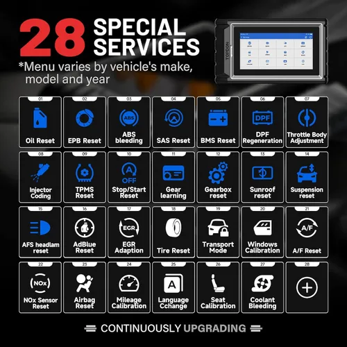 Vista 7 de TOPDON Escáner AD800BT 2 OBD2, herramienta de escaneo bidireccional, más