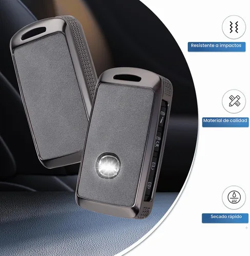 Vista 3 de YO&YOYE - Funda compatible con llavero Mazda con llavero de cuero, protector de llavero para Mazda 3, Mazda 3 Hatchback, 2020-2022, Mazda CX-5
