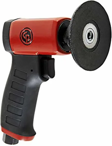 Vista 3 de Chicago Pneumatic CP7202 - Lijadora rotativa aleatoria neumática, mejoras para el hogar, pulidora, eliminación de óxido, herramienta rotativa, mango