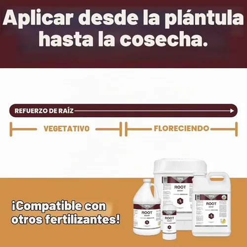 Vista 5 de Root Boost Fórmula avanzada de enraizamiento para suelos vivos y raíces blancas, además de microbios por TPS Nutrients, 1 cuarto de galón (32 onzas)