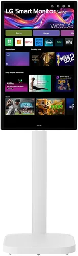 Vista 12 de LG Smart Monitor Swing 32U889SA-W 32 pulgadas 4K UHD (3840x2160) IPS pantalla táctil sobre una base con ruedas totalmente ajustable HDR10, webOS