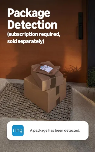 Vista 5 de Ring Battery Doorbell Plus, Video de cuerpo completo en HD+, alertas y detección de movimiento, y audio bidireccional