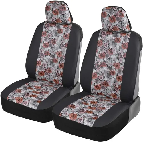 Vista 17 de BDK - Fundas para asientos de automóvil con patrón azteca, juego de 2 fundas para asientos delanteros con estampado geométrico que incluye