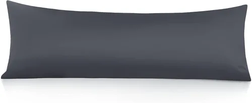Vista 14 de Leeden - Funda de almohada corporal 100% algodón, 800 hilos, 21x54, funda de almohada corporal suave y transpirable larga para adultos y mujeres