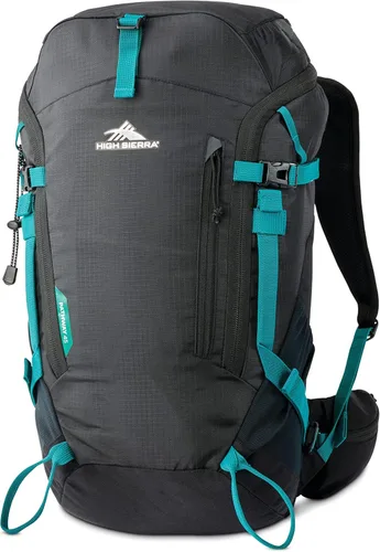Vista 10 de High Sierra Mochila de senderismo Pathway 2.0, Negro -, Mochila de senderismo Pathway 2.0