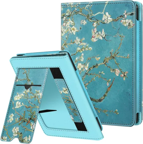 Vista 11 de Funda con soporte Fintie para Kobo Clara Colour (2024) / Clara BW (2024) / 2E (2022) de 6" - Funda protectora de piel sintética premium con función