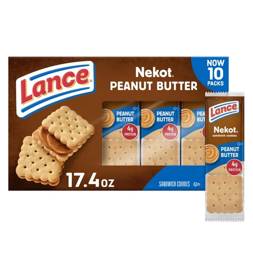Vista 14 de Lance - Galletas saladas tipo sándwich, Captain's Wafers, paquete variado, 10 paquetes individuales, 6 sándwiches en cada uno
