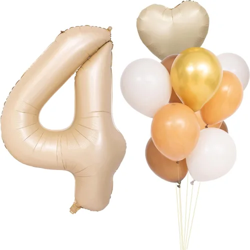 Vista 147 de Globos de 40 pulgadas con números de caramelo, papel de aluminio de helio, globos de látex de Mylar para fiesta de cumpleaños, decoración digital 0